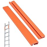 Ladder Stabilizer for Gutters & Roof, Ladder Guard Ladder Safety Covers Fits Extension Ladders with 1” Wide Offset “T”, Anti-Slip Scratch Protection Ladder Bumper Ladder Corner Protector
