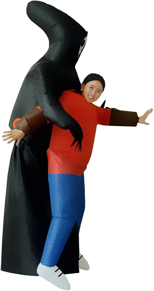 Inflatable Costume Adults Funny Blow Up Costume Suit for Christmas Halloween Cosplay