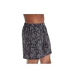 STACY ADAMS mens Big and Tall Boxer Shorts, Black Paisley, 4X-Large US