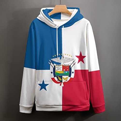 Panama Flag Men's and Women's Sports Hooded Pullover Fashion 3D Printing Spring and Autumn Winter Casual Sweater Loose3