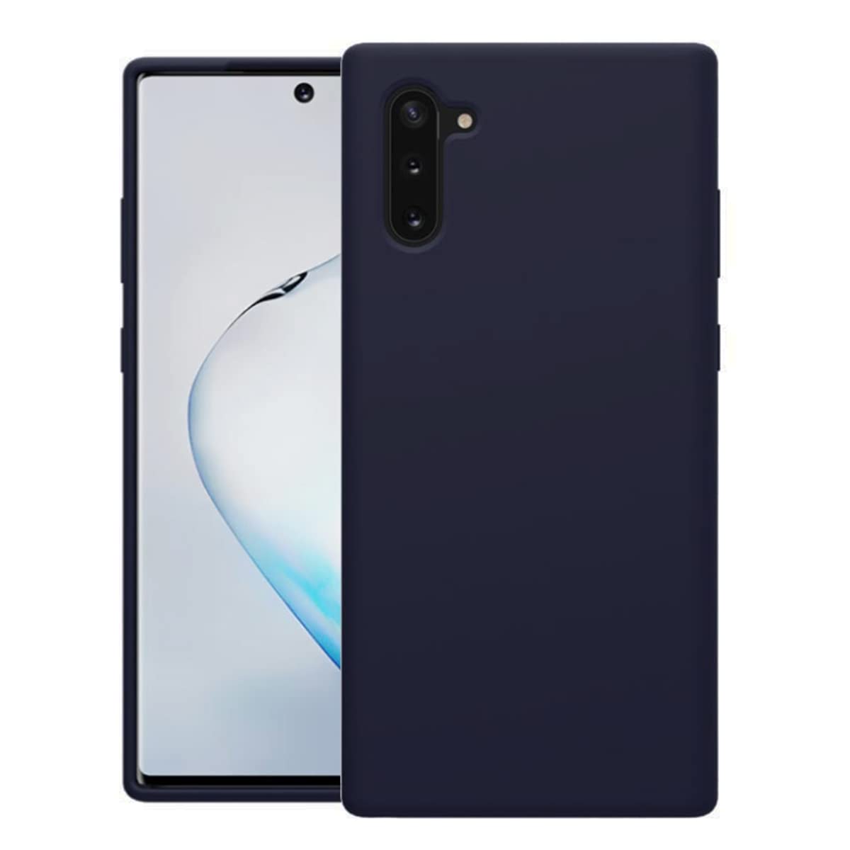 LIRAMARK Liquid Silicone Soft Back Cover Case for Samsung Galaxy Note 10 (Blue) (B082ZSVDMM) Amazon Price History, Amazon Price Tracker