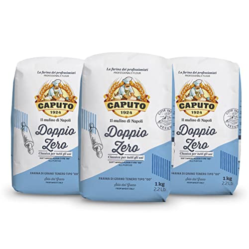 Farinha Caputo Clássica 1kg Pack com 3 Unidades