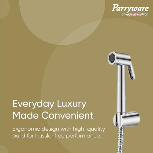 Image of Parryware Primo Health Faucet with Hose for Bathroom Fittings | Bidet Spray for Effortless & Effective Cleaning | E8383A1