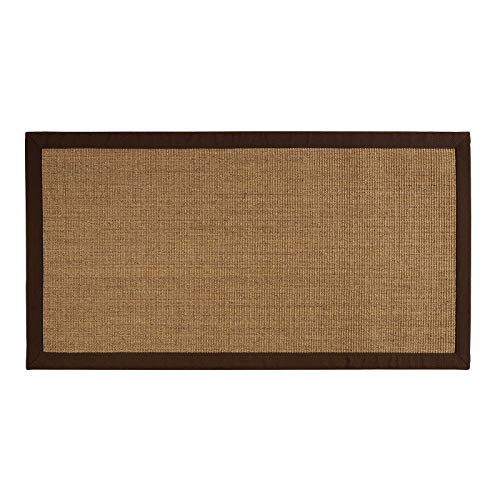 100% Reiner Sisal Teppich Kork Amazonas mit Bordüre in verschiedenen Größen (160 x 230 cm)