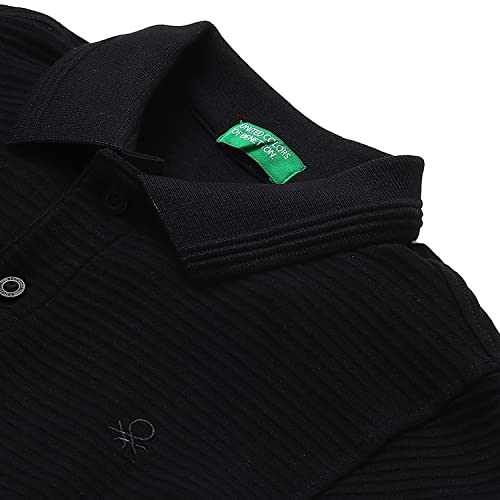 Image of United Colors of Benetton Boy's Solid Regular Fit T-Shirt
