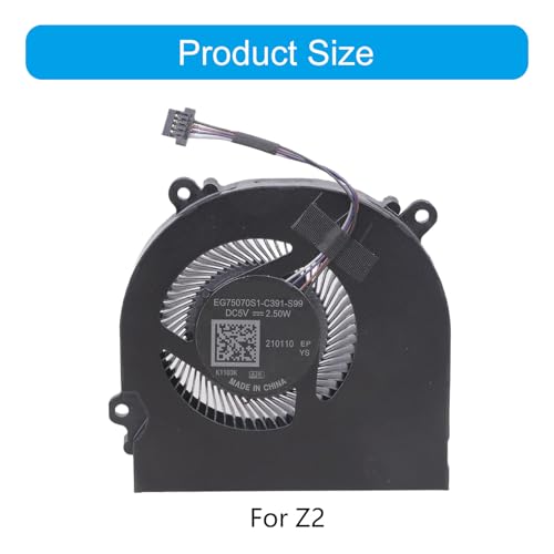 Ventilador metálico para enfriamiento de laptop silencioso miniatura 4