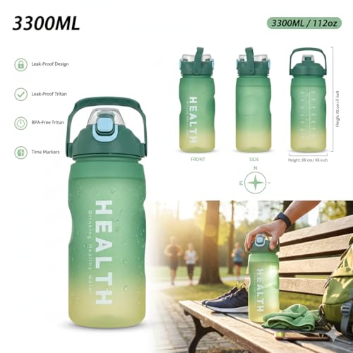 Image of 1 Liter Capacity Cartoon Teddy Bear Water Bottle Sipper Water Bottle Portable Mouth With Straw, Sticker, Strap Smile Teddy Bottle - Color (Red)