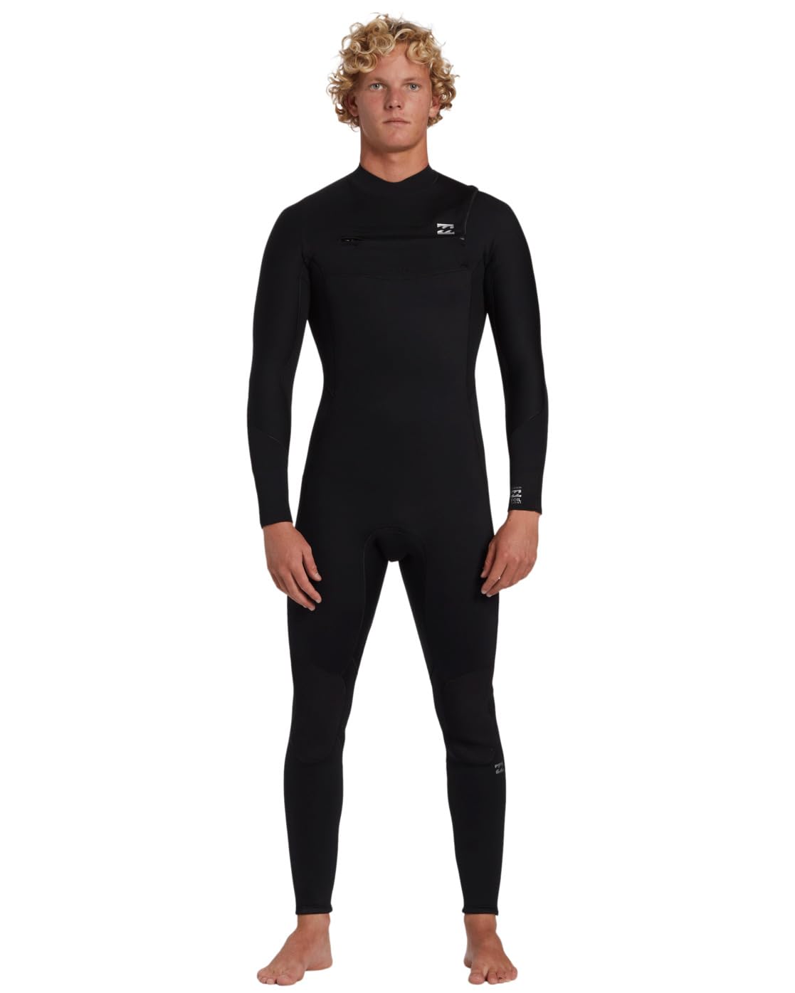Billabong - Lámina para Hombre (4/3 mm, Cierre con Cremallera, Color Negro