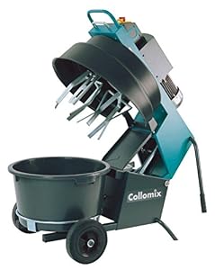 COLLOMIX Zwangsmischer XM 3-900, 1,5 kW, 50 Hz, 400 Volt, kompl. mit Spezial-Mörtel-Kübel