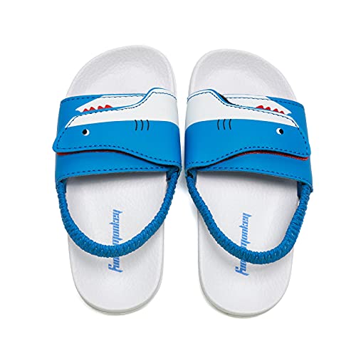 FUNKYMONKEY Toddler Boys & Girls Slides Sandals Kids Outdoor Beach Pool Water Shoes3