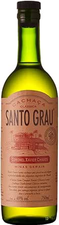 Cachaça Santo Grau Clássica Coronel Xavier Chaves 750ml