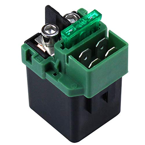 Starter Solenoid Relay Compatible with Honda CBR1000RR CBR600RR CBR600F4i CB1100 CB350 CX500 Nighthawk 750 Shadow 1100 Kawasaki Vulcan 1500 1600 800 900 Ninja 636 650R Eliminator Prairie 650 700