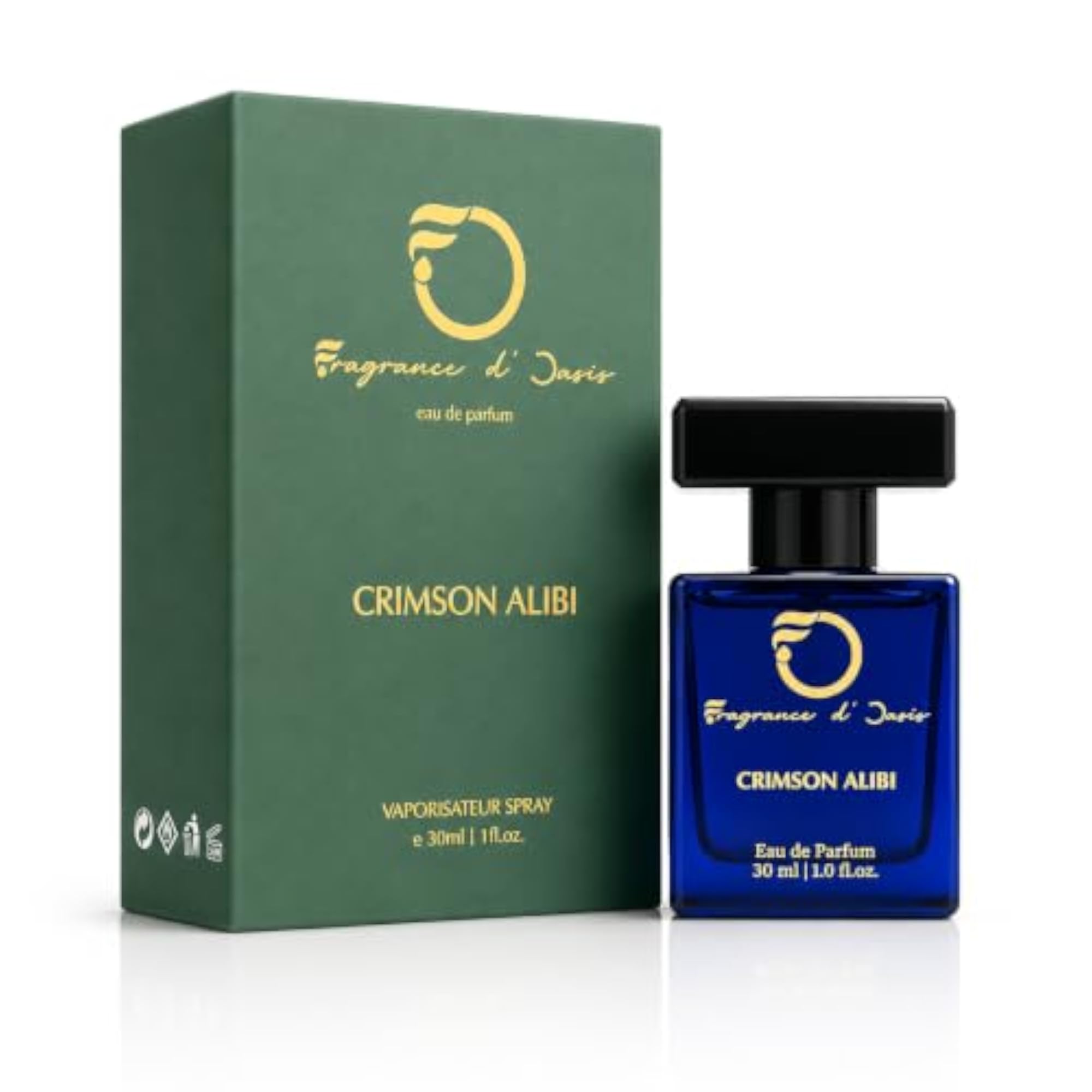 Crimson Alibi Long Lasting Parfum for Men, Floral