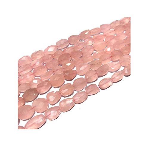 Perles Quartz Rose nuggets à facettes pour fabrication de bijoux uniques de qualité supérieure AAA