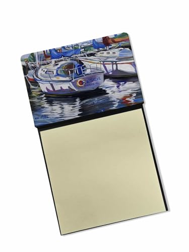 Caroline's Treasures Sunshine Sailboat Sticky Note Holder, 3.25 by 5.5", Multicolor