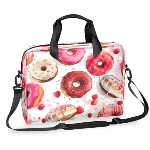 Maletín para laptop 15.6-16" diseño Donuts resistente al agua miniatura 1