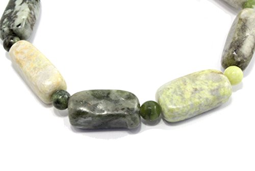 Connemara Marble Beads Message Bracelet Green Stone Beads Gift Birthday Present3