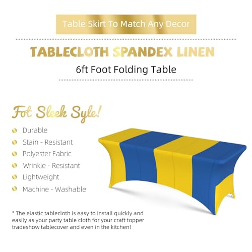 Housse élasthanne Ukraine extensible et infroissable pour table EdWal