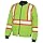 Tough Duck S43221 Hi-Vis Jacket,Polyester,Flo Orange,3X