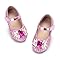 Otter MOMO Toddler Little Girls Princess Shoes Mary Jane Ballerina Flats Flower Girl Dress Pink Shoes Size 12