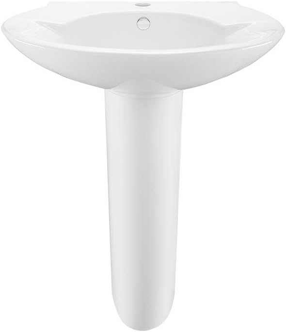 Swiss Madison SM-PS309 Plaisir Rounded Basin Pedestal Sink
