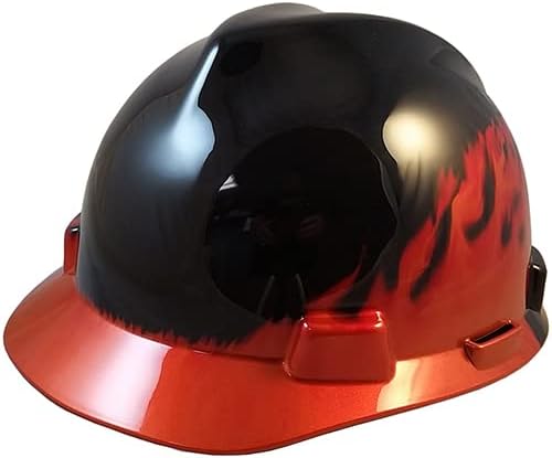 MSA Cap Style Hard Hats with Staz On Suspension - Fire Design