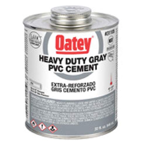 Image of Oatey 31105, 32 oz, Gray, 32 Ounce PVC Cement