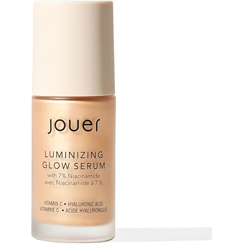Jouer Luminizing Glow Drops for Face, Dewy Serum for Glowing Skin, 7% Niacinamide, Hyaluronic Acid, & Glycerin, 1 fl oz