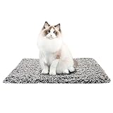 SPORWAY Manta autocalentable para gatos y perros: 48 x 70 cm, manta térmica para perros y perros lavable