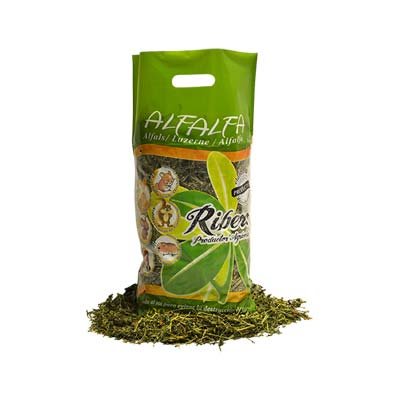 Ribero Heno de Alfalfa para Conejos y roedores 1kg