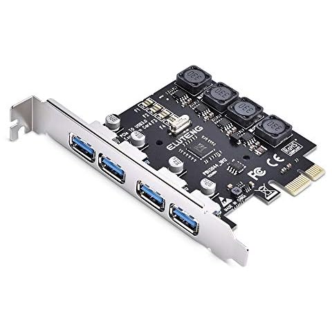 ELUTENG PCIE - Tarjeta de expansión USB 3.0 de 4 puertos Cover