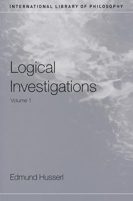 Logical Investigations Volume 1 (International Library of Philosophy)