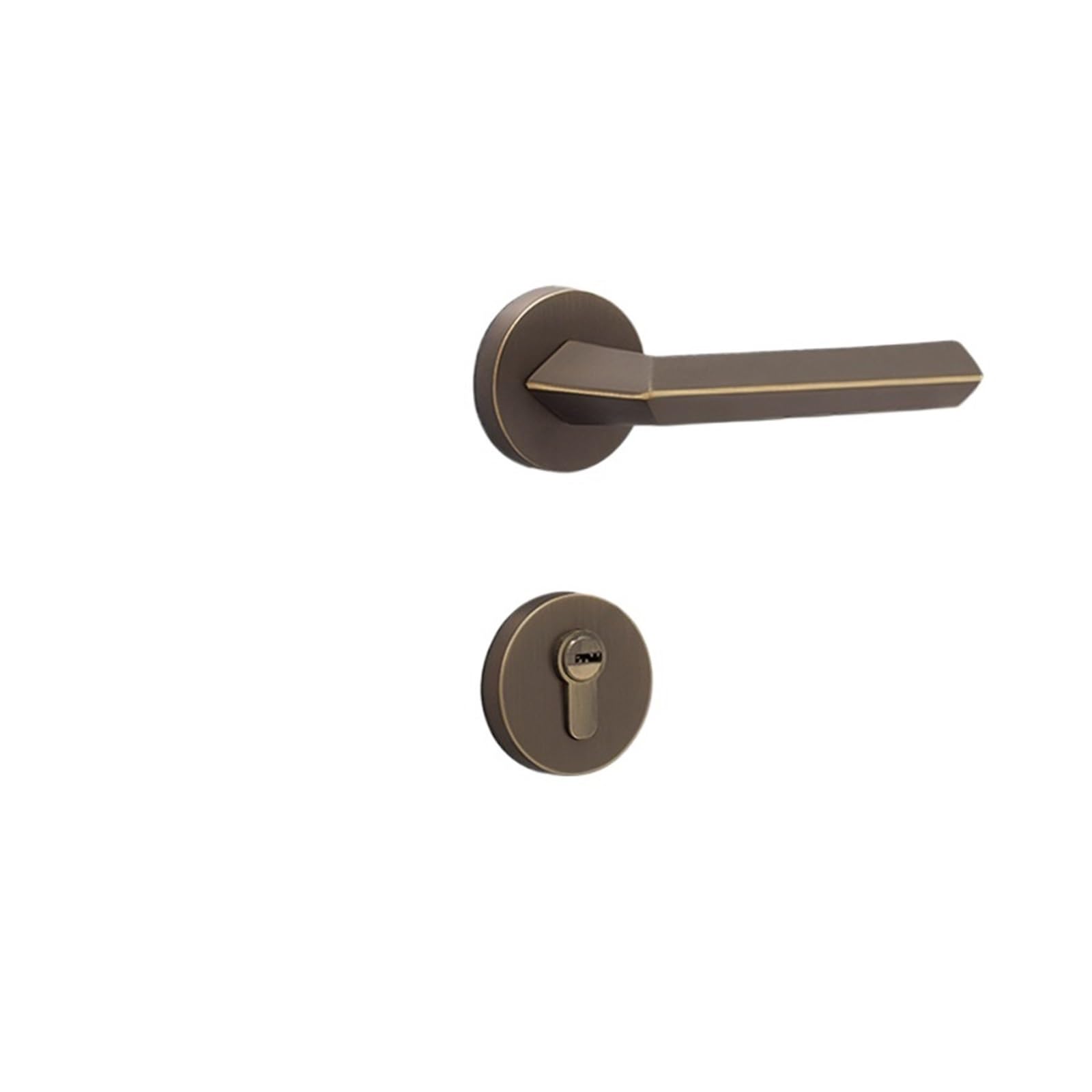Aepqbgqj One Color Pure Copper Door Lock Silent Bedroom Interior