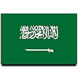 Saudi Arabia Flag Fridge Magnet Riyadh Jeddah Mecca Travel Souvenir