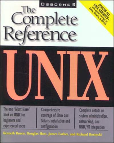 Unix: The Complete Reference