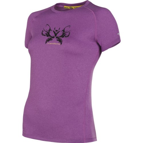 T-Shirt de Running pour Femme Mizuno Transform vêtement de sport respirant athlétique