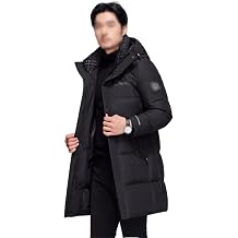 Dad down jacket men long winter thick warm clothes middle-aged coat