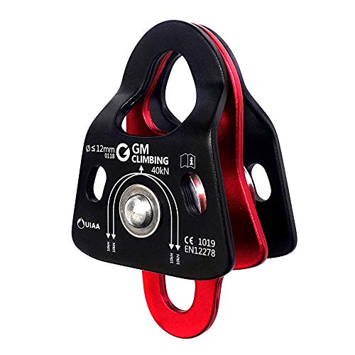 GM CLIMBING 40kN マイクロダブルプーリー CE UIAA認証 ボー