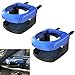 2 Pezzi Portabottiglie Universale per Auto Portabottiglie per Bevande, Macchina Camion Ganci Bocchette Aria Universale Portabottiglie, Adatto per la Maggior Parte per Auto (Blu)