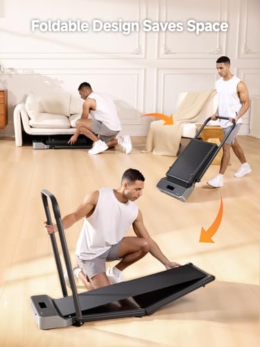 Image of WalkingPad Foldable Walking Pad Treadmill with Handle Bar Under Desk