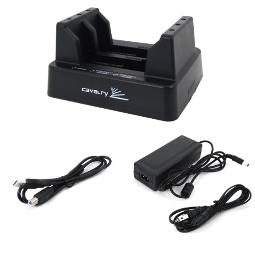 Cavalry CAHDD Series USB Dual-Bay Dock with RAID Feature EN-CAHDD2B-D