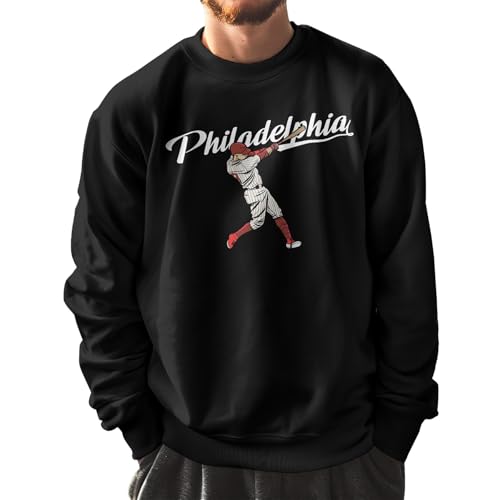 Philadelphia Baseball sweater, Crewneck Sports Graphic jumper, Unisex Baseball Team Sweatshirt2
