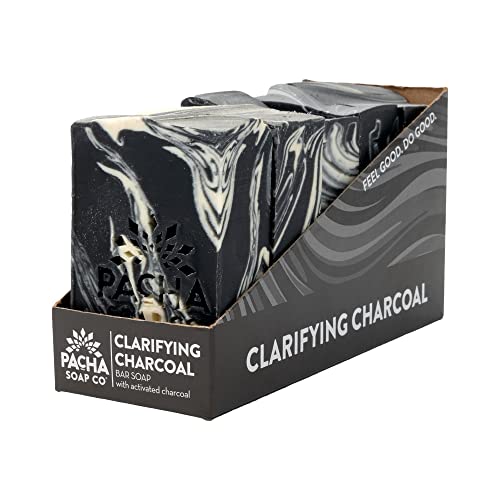 Pacha Soap Co. Clarifying Charcoal Bar Soap 5-Pack