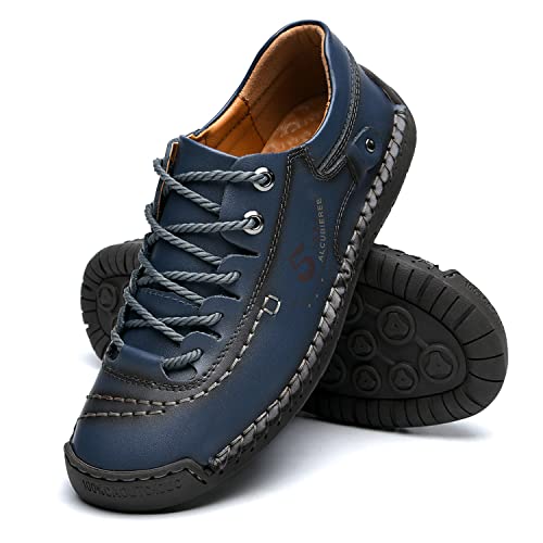 Zapatos de cuero para hombre alcubieree, comodidad casual para la oficina y tus caminatas