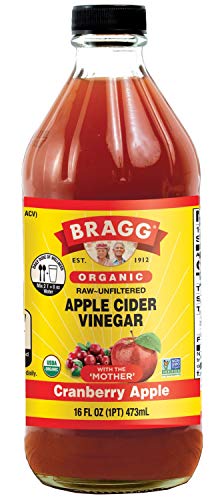 Bragg Organic Apple Cider Vinegar Blends 16oz, with Cranberry Apple