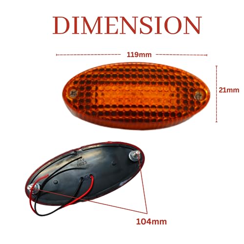 Lampes de marqueur à LED pour remorque 24V assurant la sécurité nocturne - 5