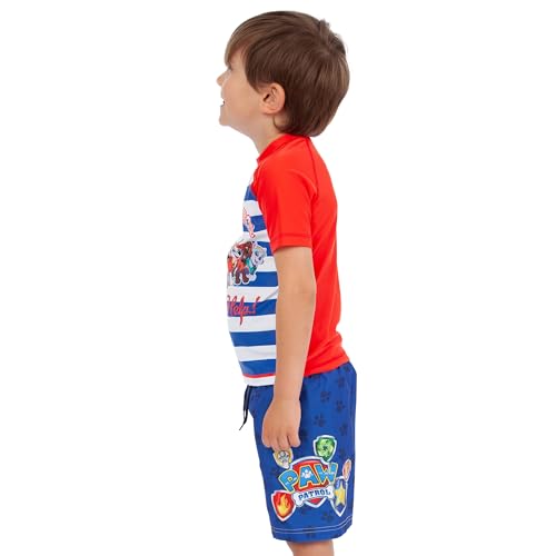 Paw Patrol Boys' Chase Marshall & Group Two Piece Swim Set