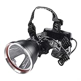 Solaughguy P90 - Linterna frontal LED de 50000 lm, ajustable, superbrillante, para deportes al aire libre, camping, senderismo, pesca nocturna, ciclismo, caza, recargable