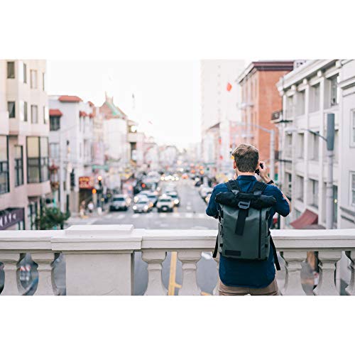 PRVKE Travel and DSLR Camera Backpack with Laptop/Tablet Sleeve - Rugged Photography Bag (21 L, Black)