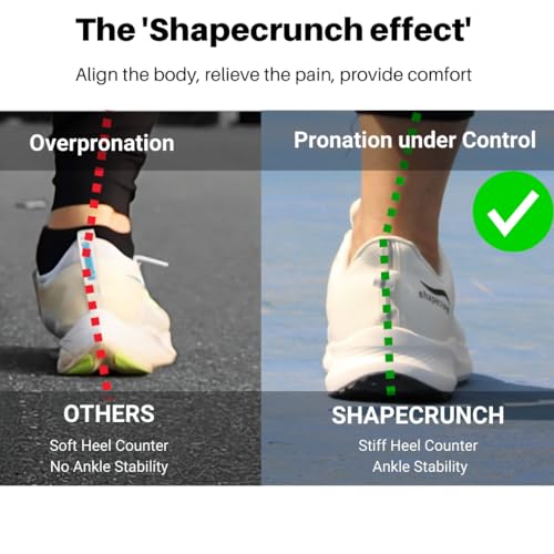 Image of SHAPECRUNCH Arch Support Shoes with Soft Cushioned Insoles for Women for Walking and Running - Comfortable and Stylish